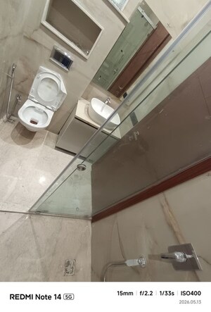Attached Bathroom in 3 BHK Builder Floor at Chittaranjan Park – for Rent
