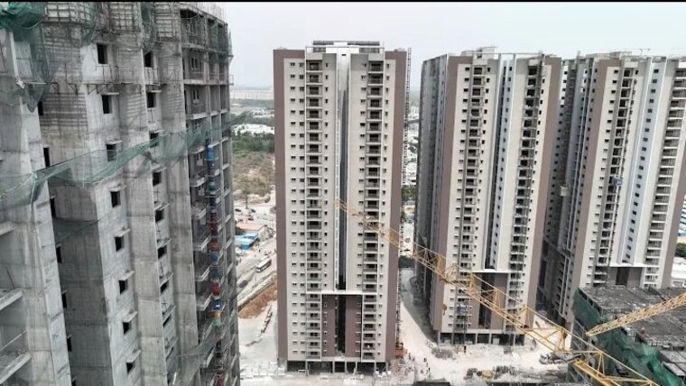 Exterior View, vision-arsha 3 Bedroom 2000 Sq.Ft. Apartment In Tellapur Hyderabad 10643735