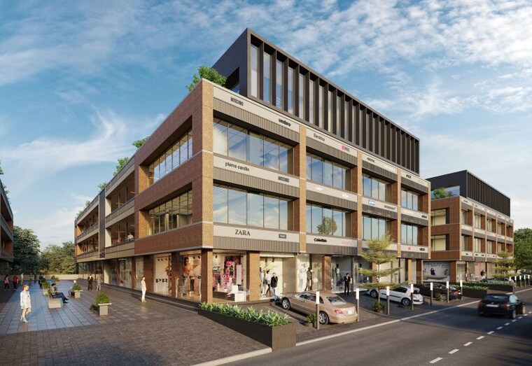 Exterior View, south bopal Commercial Shop 745 Sq.Ft. In South Bopal Ahmedabad 10644687