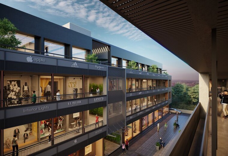 Exterior View, south bopal Commercial Shop 745 Sq.Ft. In South Bopal Ahmedabad 10644687