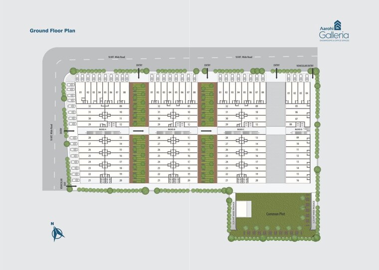 Master Plan, south bopal Commercial Shop 745 Sq.Ft. In South Bopal Ahmedabad 10644687