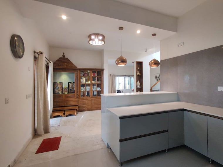 Kitchen, vajram-orchid 4 Bedroom 3400 Sq.Ft. Villa In Yelahanka Bangalore 10578461