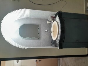 Bathroom in 3 BHK Builder Floor at Rohini Sector 11 – for Rent