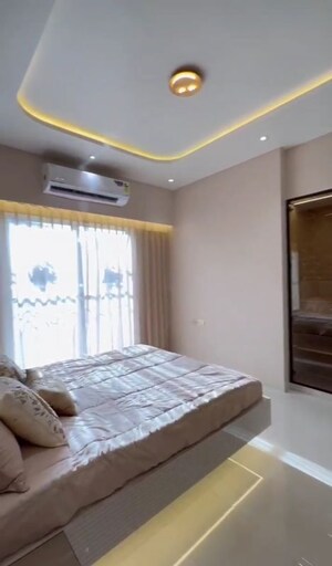 Bedroom in 2 BHK Apartment at Raunak Unnathi Woods Supreme, Ghodbunder Road – for Sale