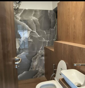 Bathroom in 1 BHK Apartment at Conwood Astoria, Goregaon East – for Sale