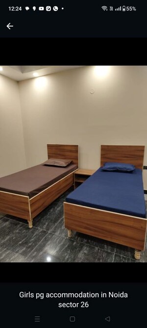 Bedroom in  Pg at Sector 18 – for Rent