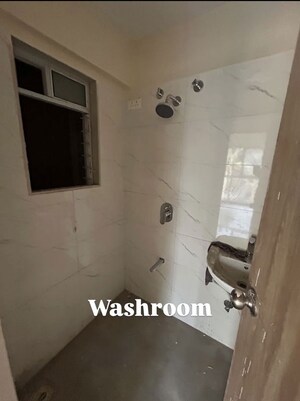 Bathroom in 1 BHK Apartment at Visi Sunrise Heights, Chembur – for Sale