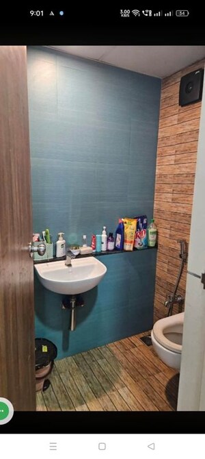 Bathroom in 2 BHK Apartment at Lodha Crown Quality Homes, Majiwada – for Rent