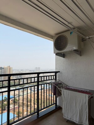 Balcony in 3.5 BHK Apartment at Prestige Tranquil, Kokapet – for Rent