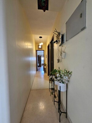 Building Lobby in 3 BHK Apartment at Omkar Alta Monte, Malad East – for Rent