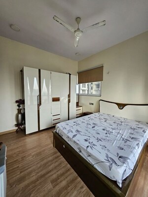Bedroom in 3 BHK Apartment at Omkar Alta Monte, Malad East – for Rent