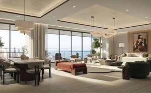 Living Room in 6 BHK Apartment at Kalpataru One, Lower Parel – for Sale