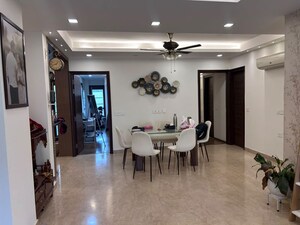 Dining area in 3 BHK Builder Floor at South City 2 – for Rent