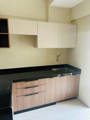 Kitchen in 3 BHK Apartment at Shree Krishna Navageeta, Chembur – for Rent