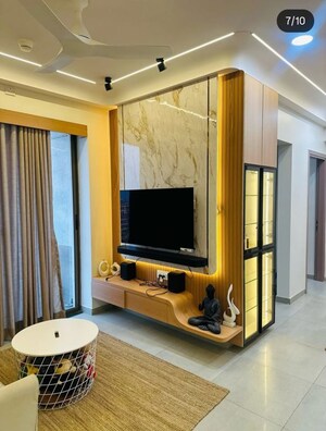 Living Room in 1.5 BHK Apartment at Birla Vanya, Kalyan West – for Rent
