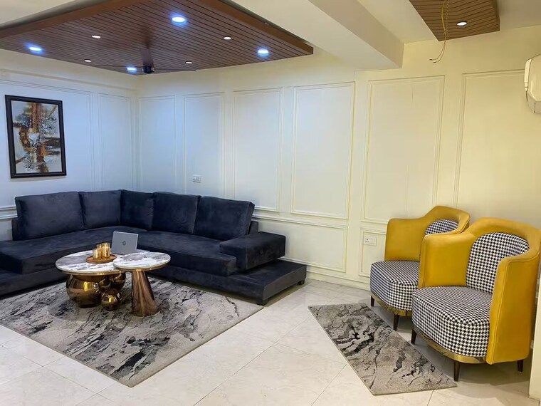 Living Room, bptp-district-3 3 Bedroom 179 Sq.Yd. Builder Floor In Sector 85 Faridabad 10645016
