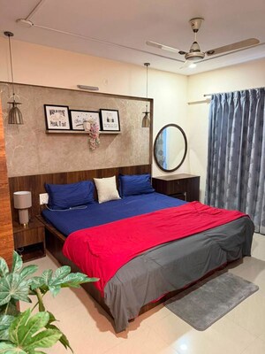 Bedroom in 2 BHK Apartment at Konark Exotica, Wagholi – for Rent