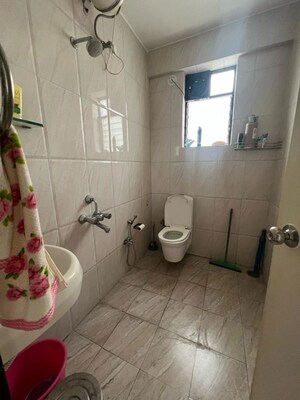 Bathroom in 2 BHK Apartment at Lohia Jain Megh Malhar Raga, Bavdhan – for Rent