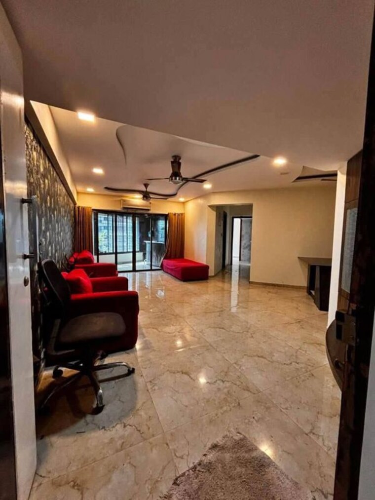 Living Room, maharaja-retreat-chs 2 Bedroom 1400 Sq.Ft. Apartment In Goregaon East Mumbai 10645072