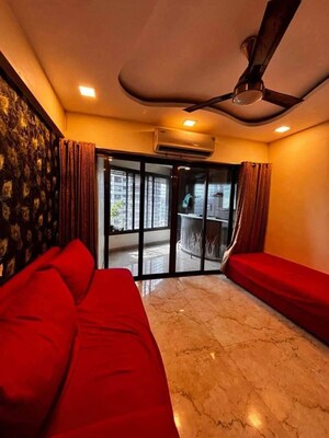 Bedroom in 2 BHK Apartment at Maharaja Retreat CHS, Goregaon East – for Rent