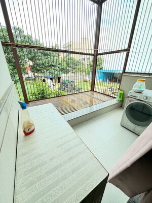 Balcony in 3 BHK Builder Floor at Sector 57 – for Rent
