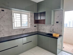 Kitchen in 3 BHK Apartment at Sumadhura Olumpus, Nanakramguda – for Rent
