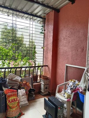 Balcony in 2 BHK Apartment at Aishwaryam Ventures, Pimpri Chinchwad Pcmc – for Rent