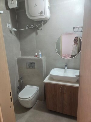 Bathroom in 3 BHK Builder Floor at Suncity Essel Tower, Sector 28 – for Rent