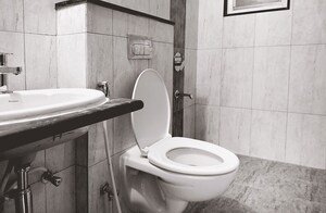 Bathroom in 2 BHK Apartment at Kolte Patil R10, Hinjewadi – for Rent