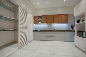 Kitchen in 4 BHK Apartment at Serene Signatures, Bhayli – for Sale