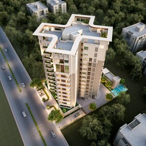 4 BHK Apartment – Exterior View View at Serene Signatures, Bhayli - for Sale