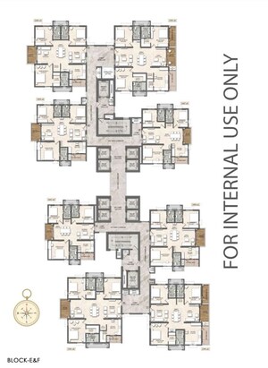 Floor Plan in 3 BHK Apartment at Rajapushpa Sierra, Tellapur – for Sale