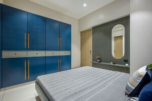 Bedroom in 3 BHK Apartment at Serene Signatures, Bhayli – for Sale