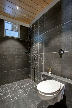 Bathroom in 3 BHK Apartment at Serene Signatures, Bhayli – for Sale