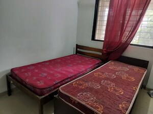 Bedroom in 2 BHK Apartment at Shubh Mangalam Apartments, Wakad – for Rent