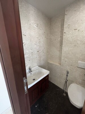 Bathroom in 2.5 BHK Apartment at Ekta Tripolis, Goregaon West – for Rent