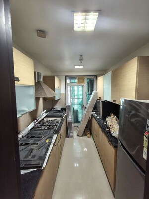 Kitchen in 2 BHK Apartment at Raheja Atlantis, Lower Parel – for Sale