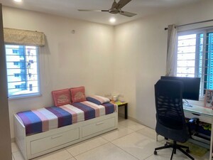 Living Room in 3 BHK Apartment at Aparna Sarovar Zenith, Nallagandla – for Rent