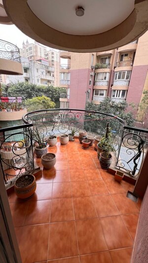 Balcony in 3 BHK Apartment at Jaypee Greens Kosmos, Sector 134 – for Rent