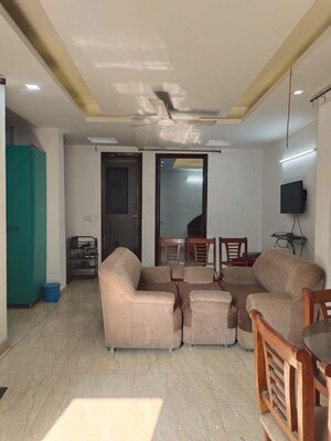 Living Room in 3 BHK Builder Floor at Freedom Fighters Enclave – for Rent