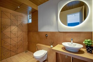 Bathroom in 4 BHK Penthouse at Serene Signatures, Bhayli – for Sale