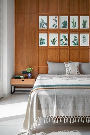 Bedroom in 4 BHK Penthouse at Serene Signatures, Bhayli – for Sale