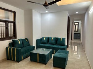 Living Room in 2 BHK Builder Floor at Freedom Fighters Enclave – for Rent