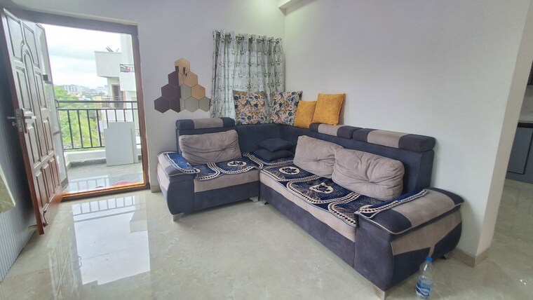 Living Room, sunyuga-hill-view 2 Bedroom 1700 Sq.Ft. Apartment In Puppalaguda Hyderabad 10645415