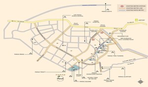 2 BHK Apartment – Map Location View at Paras The Florett Enqlave, Sector 59 - for Sale