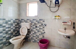 Bathroom in  Pg at Bhujbal Vasti – for Rent