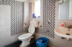 Bathroom in  Pg at Bhujbal Vasti – for Rent