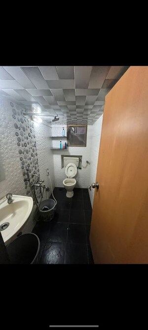 Bathroom in 3 BHK Apartment at Kamal Kunj Vile Parle, Vile Parle West – for Rent