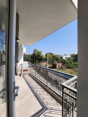 Balcony in 3 BHK Builder Floor at Chattarpur – for Rent