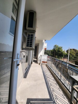 Balcony in 3 BHK Builder Floor at Chattarpur – for Rent